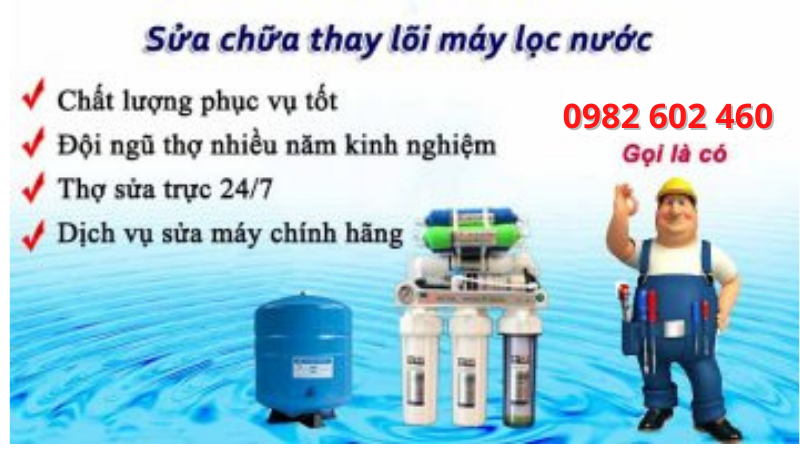 Dịch vụ sửa chữa máy lọc nước gia đình tại nhà ở Hà Nội, uy tín, giá rẻ nhất thị trường