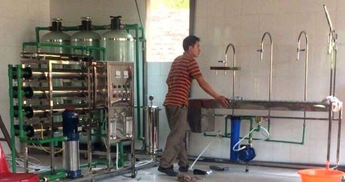 Hệ thống lọc nước tinh khiết đóng chai Nam Định