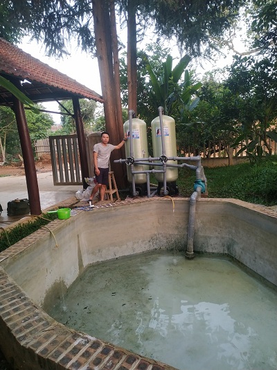 Hệ thống lọc nước giếng khoan tại Sơn La