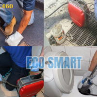Dịch vụ thông tắc bồn cầu, đường ống bằng máy lò xo