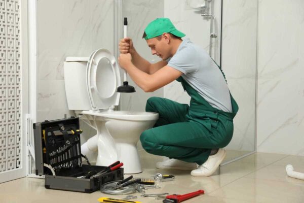 Thông tắc bồn cầu đơn giản tại nhà